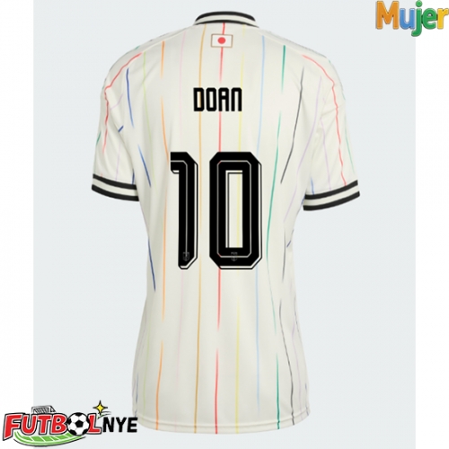 Camiseta Japón Ritsu Doan #10 Visitante Equipación para mujer Mundial 2026 manga corta